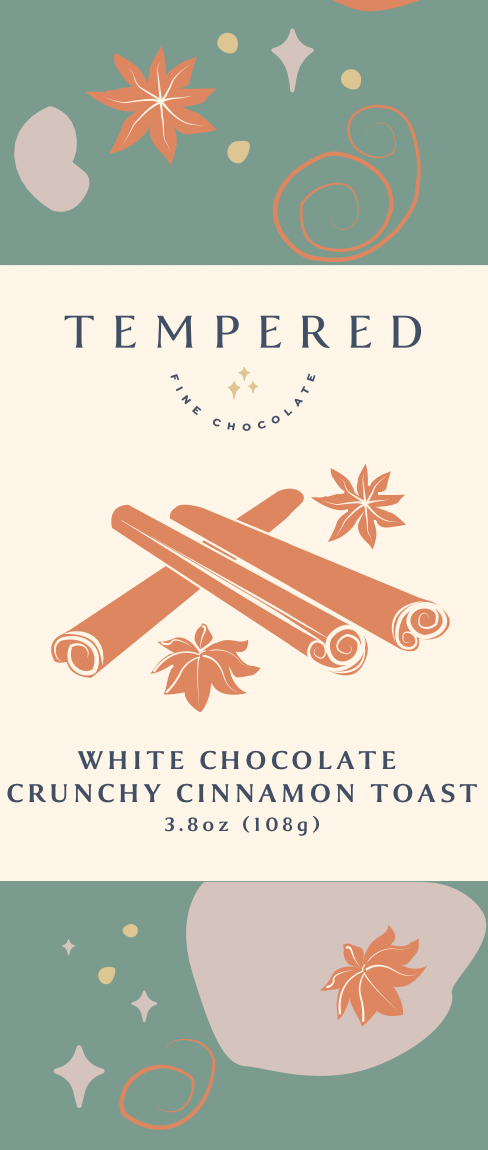 White Chocolate Crunchy Cinnamon Toast Bar